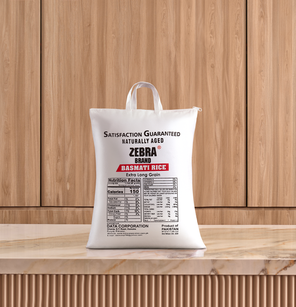 ZEBRA Basmati Rice Extra Long Grain (2 Lb)