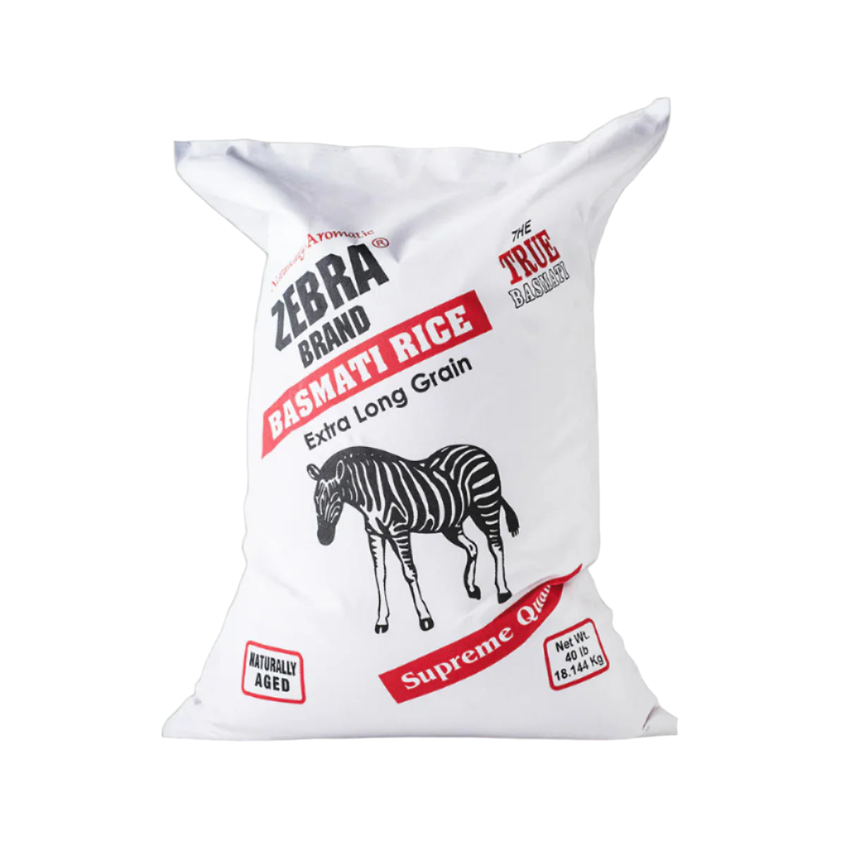 ZEBRA Basmati Rice Extra Long Grain (40 Lb)