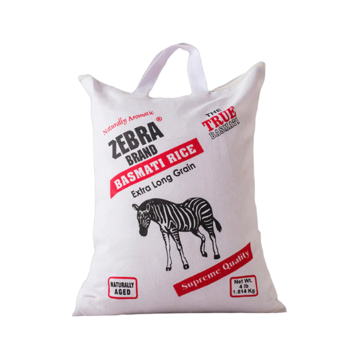 ZEBRA Basmati Rice Extra Long Grain (4 Lb)