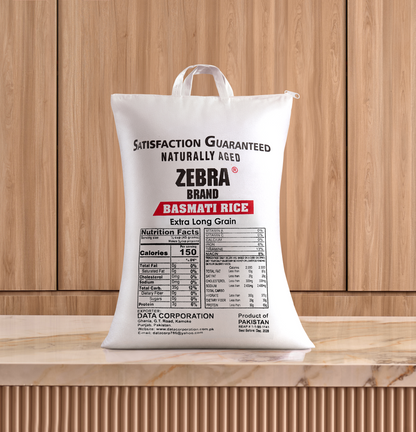 ZEBRA Basmati Rice Extra Long Grain (10 Lb)