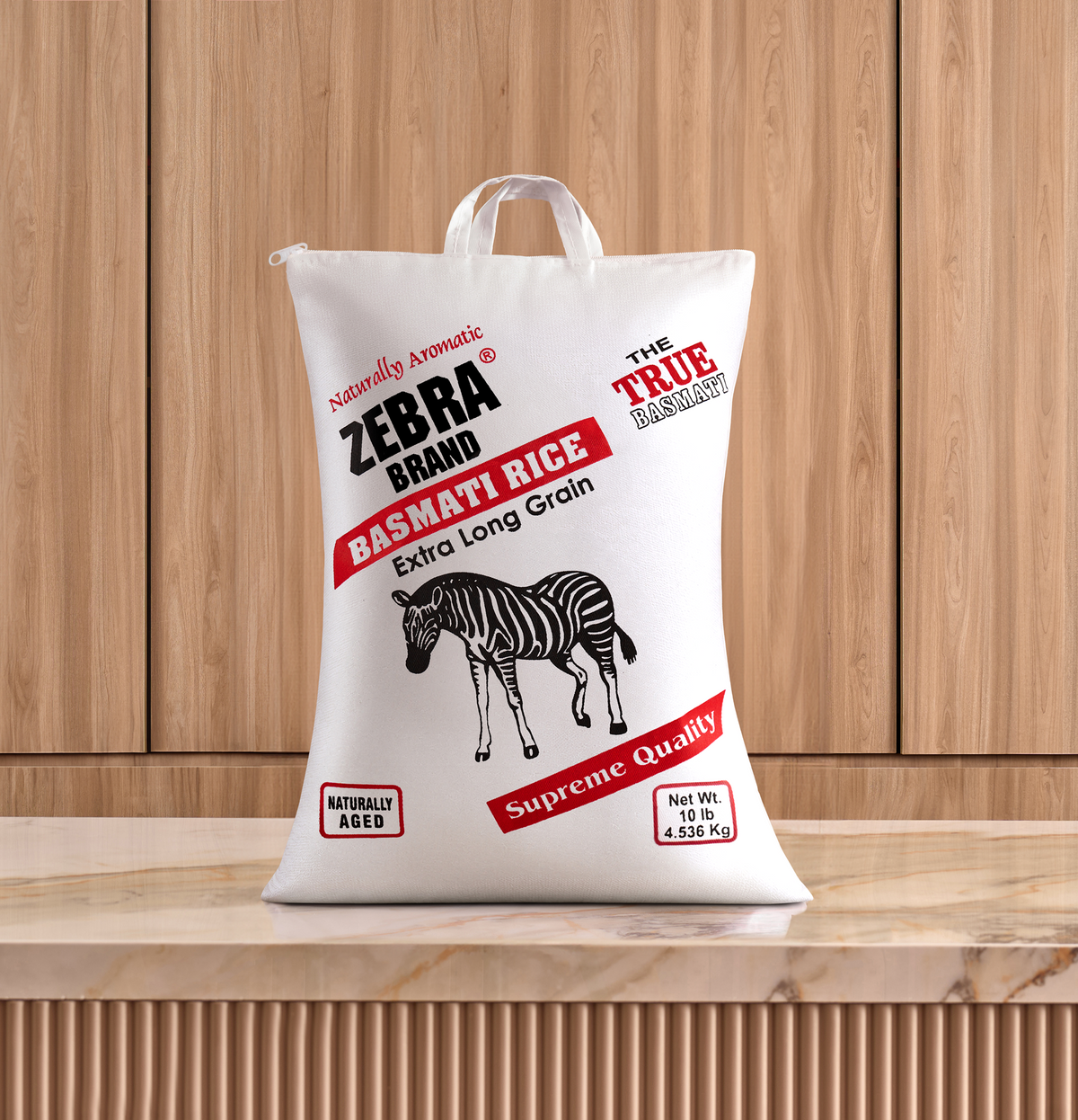 ZEBRA Basmati Rice Extra Long Grain (10 Lb)