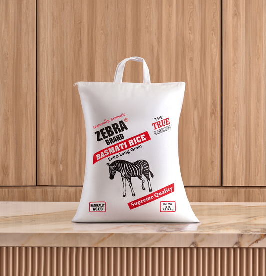 ZEBRA Basmati Rice Extra Long Grain (4 Lb)