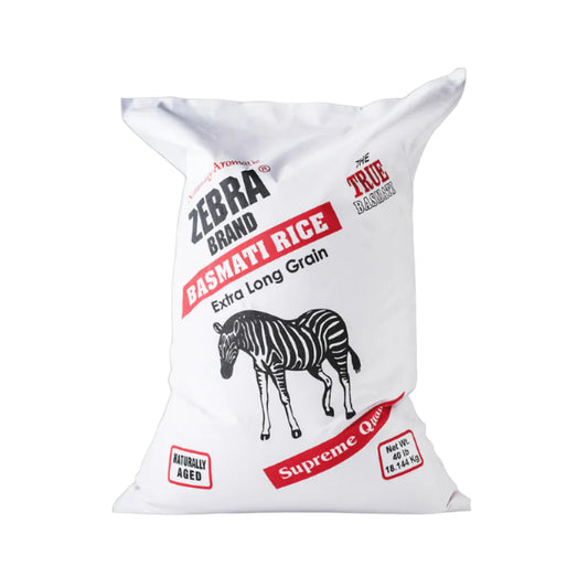 ZEBRA Basmati Rice Extra Long Grain (40 Lb)