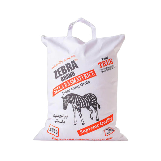 ZEBRA Sella Basmati Rice Extra Long Grain (20 lb)