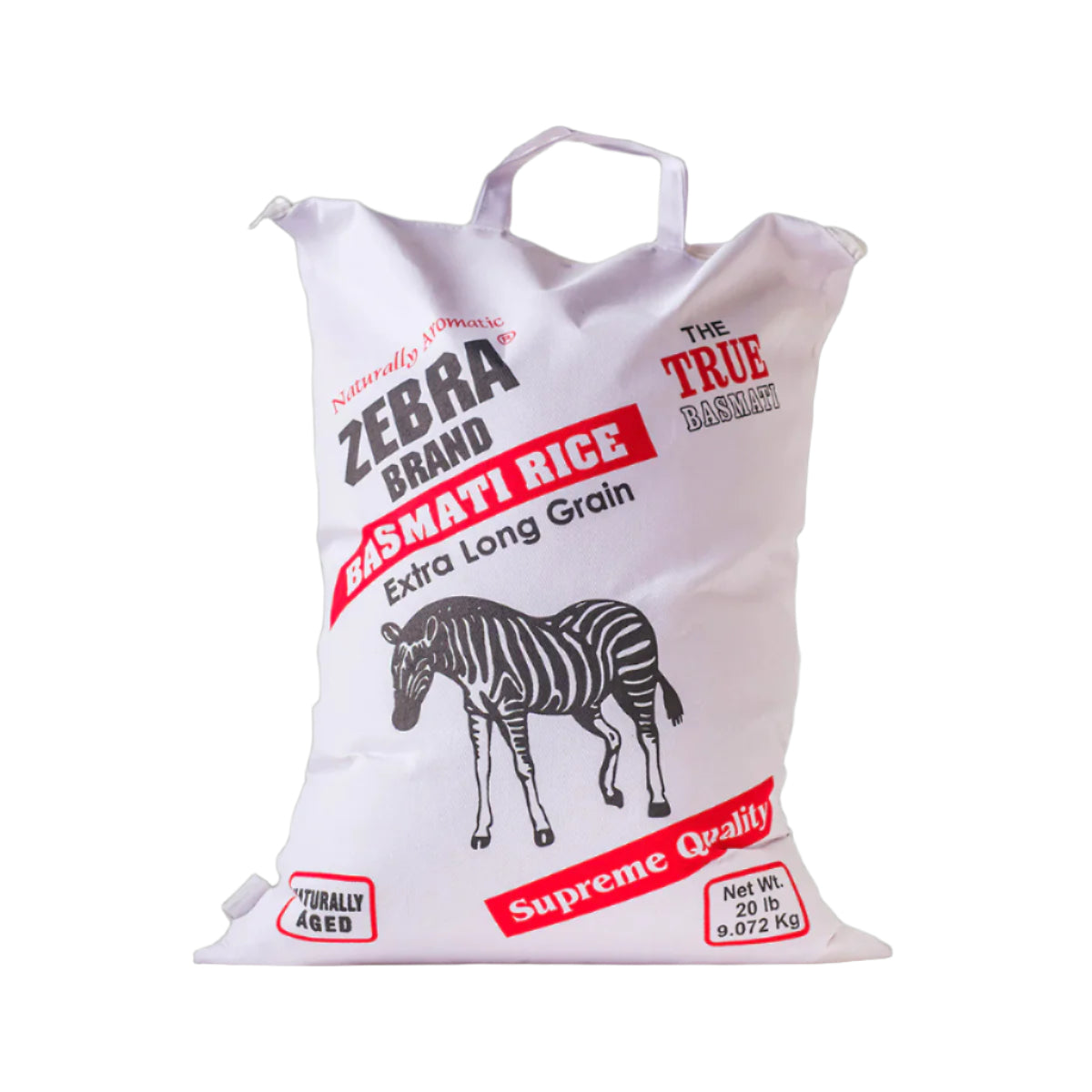ZEBRA Basmati Rice Extra Long Grain (20 Lb)